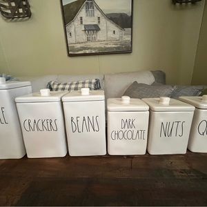 Rae dunn square canisters